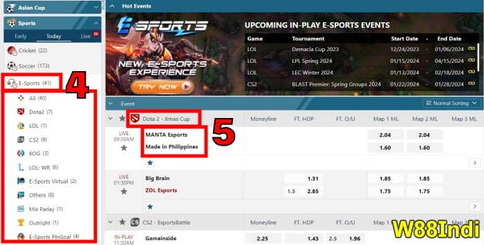 เล่น esports เดิมพันในประเทศไทยบนเกมบน sports ด้วยขั้นตอนการสอน  PH0  BAR 